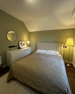 Discount Łóżko Welur MARVILLE 180 x 200 cm Piaskowy Łóżka Tapicerowane|Łóżka Podwójne