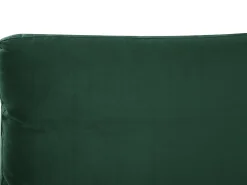 Sale Łóżko Welur MELLE 160 x 200 cm Szmaragdowy Łóżka Tapicerowane|Łóżka Podwójne