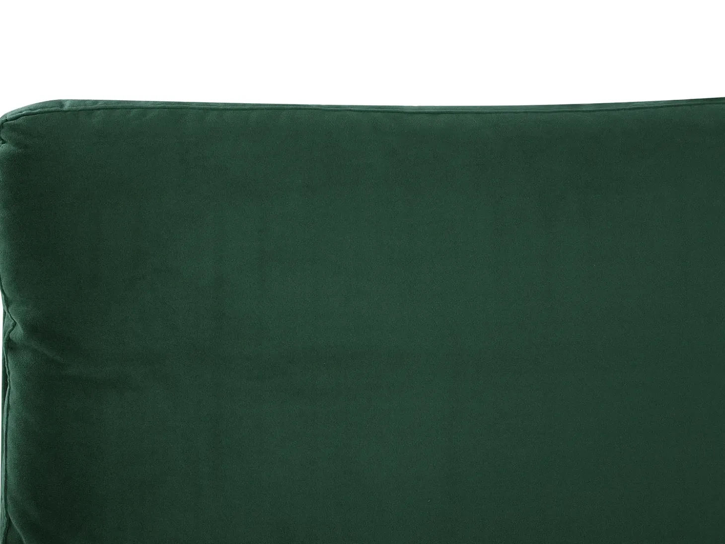 Sale Łóżko Welur MELLE 160 x 200 cm Szmaragdowy Łóżka Tapicerowane|Łóżka Podwójne