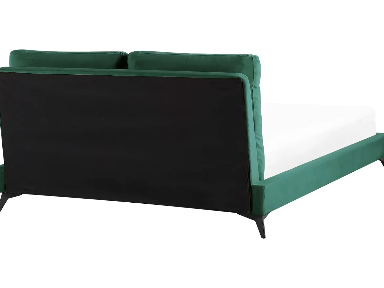 Sale Łóżko Welur MELLE 160 x 200 cm Szmaragdowy Łóżka Tapicerowane|Łóżka Podwójne
