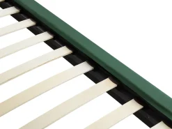 Sale Łóżko Welur MELLE 160 x 200 cm Szmaragdowy Łóżka Tapicerowane|Łóżka Podwójne