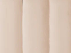 Łóżko Welur MIRIBEL 160 x 200 cm Beżowy Łóżka Tapicerowane|Łóżka Podwójne