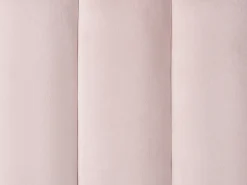 Łóżko Welur MIRIBEL 140 x 200 cm Pastelowy róż Łóżka Tapicerowane|Łóżka Podwójne