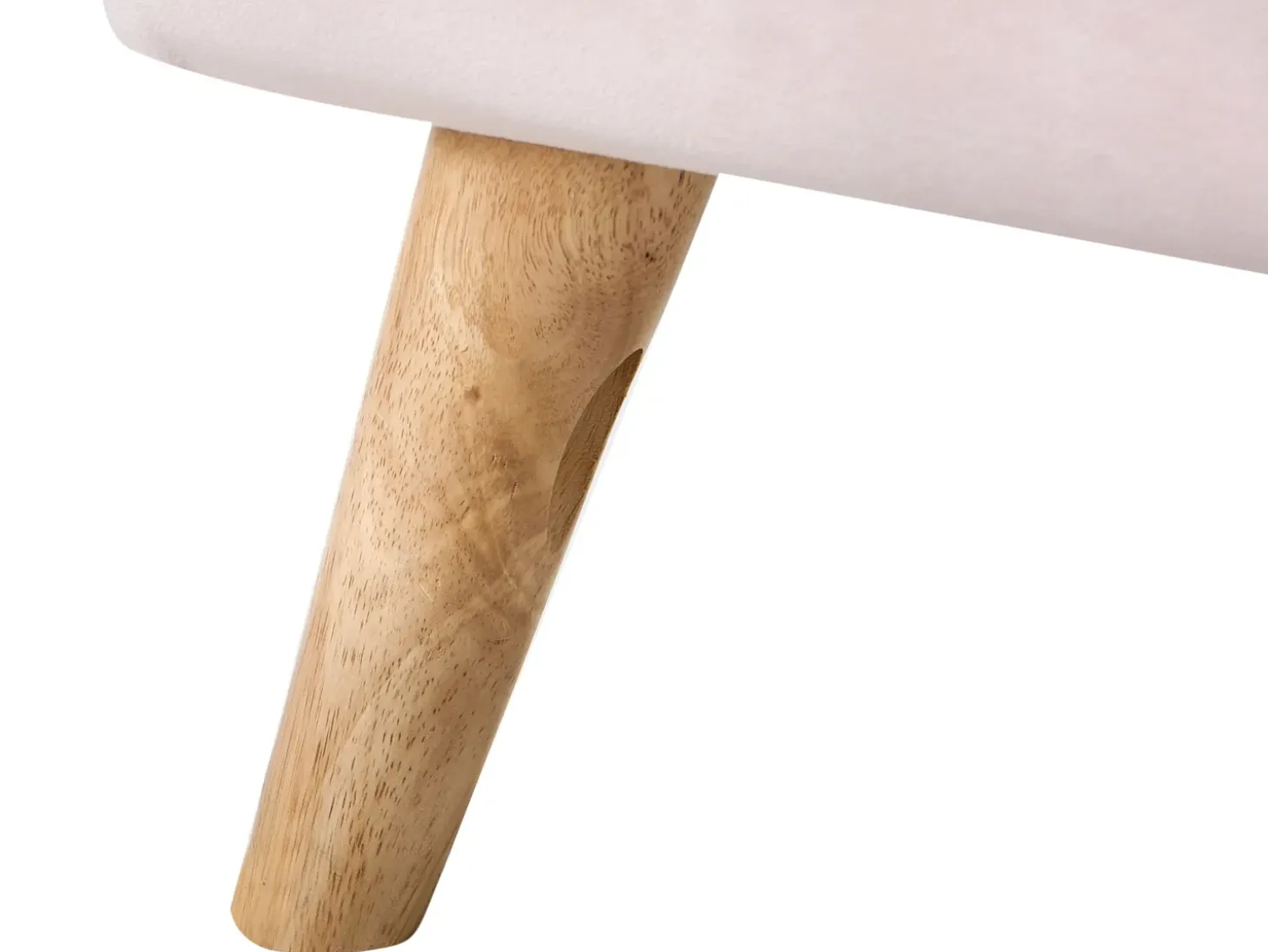 Hot Łóżko Welur RENNES 90 x 200 cm Pastelowy róż Łóżka Tapicerowane|Wszystkie Łóżka