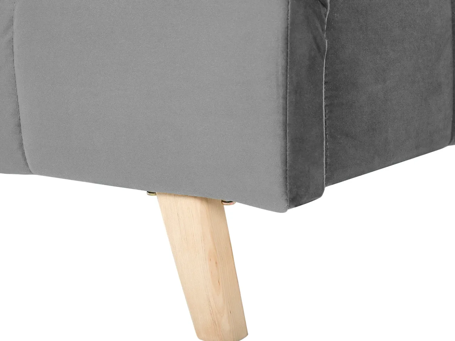 Discount Łóżko Welur SENLIS 180 x 200 cm Łóżka Tapicerowane|Łóżka Podwójne