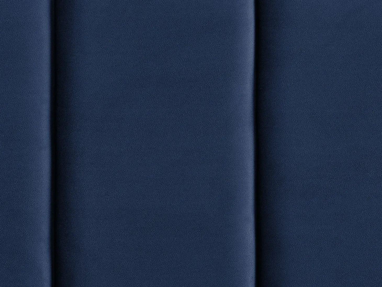 Discount Łóżko Welur VILLETTE 160 x 200 cm Granatowy Łóżka Tapicerowane|Łóżka Podwójne