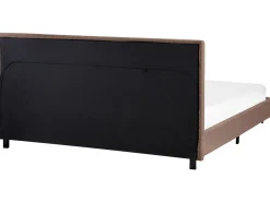 Discount Boucle ALBI 180 x 200 cm Brązowy Łóżka Wodne|Łóżka Podwójne