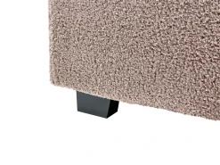 Online Boucle VAUCLUSE 140 x 200 cm Beżowoszary Łóżka Wodne|Łóżka Podwójne