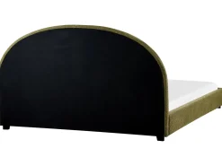 Discount Boucle VAUCLUSE 180 x 200 cm Oliwkowy Łóżka Wodne|Łóżka Podwójne