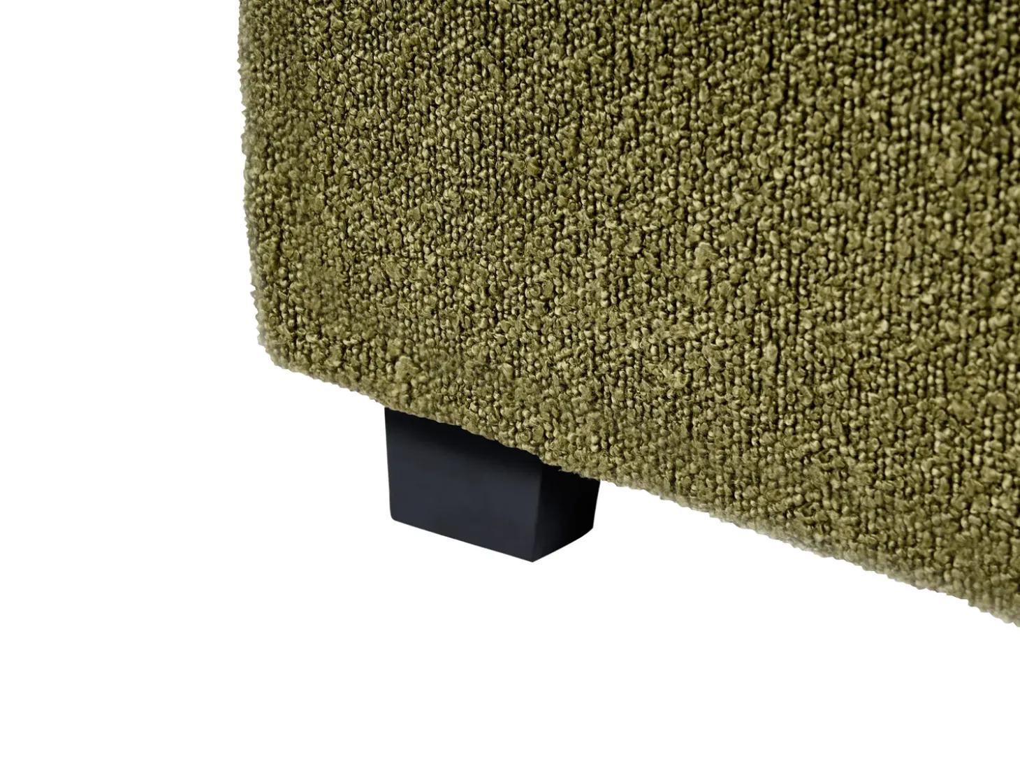 Discount Boucle VAUCLUSE 180 x 200 cm Oliwkowy Łóżka Wodne|Łóżka Podwójne