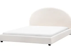 Clearance Boucle VAUCLUSE 180 x 200 cm Złamana biel Łóżka Wodne|Łóżka Podwójne