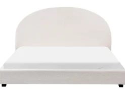 Clearance Boucle VAUCLUSE 180 x 200 cm Złamana biel Łóżka Wodne|Łóżka Podwójne