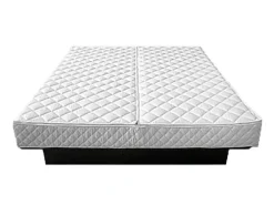 Clearance Boucle ZEN 180 x 200 cm Biały Łóżka Wodne|Łóżka Podwójne
