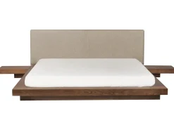 Outlet Boucle ZEN 180 x 200 cm Jesion brązowy Łóżka Wodne|Łóżka Podwójne