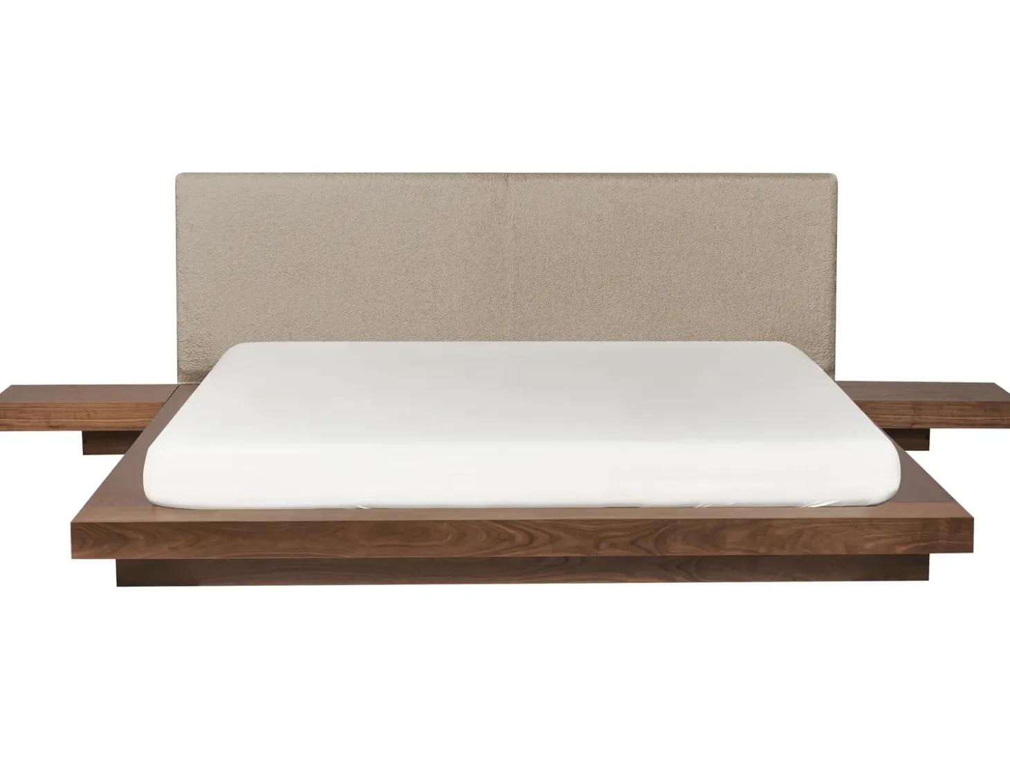 Outlet Boucle ZEN 180 x 200 cm Jesion brązowy Łóżka Wodne|Łóżka Podwójne
