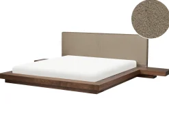 Outlet Boucle ZEN 180 x 200 cm Jesion brązowy Łóżka Wodne|Łóżka Podwójne