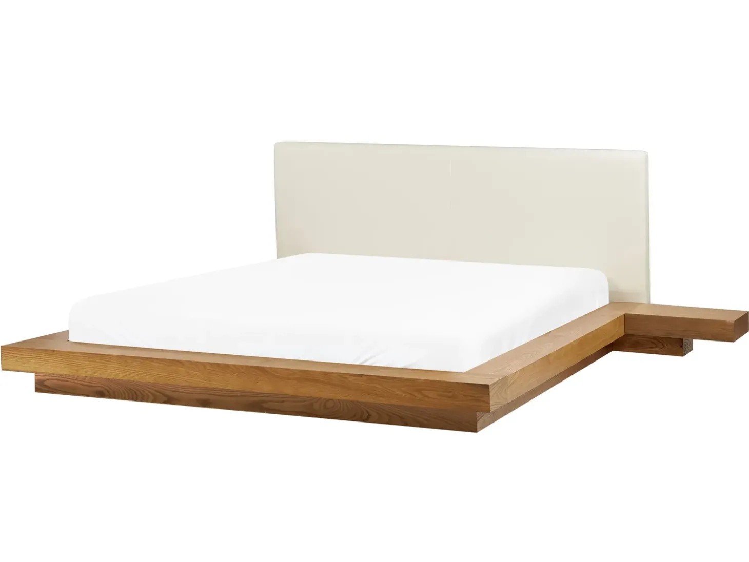 Ekoskóra ZEN 160 x 200 cm Jesion naturalny Łóżka Wodne|Łóżka Podwójne