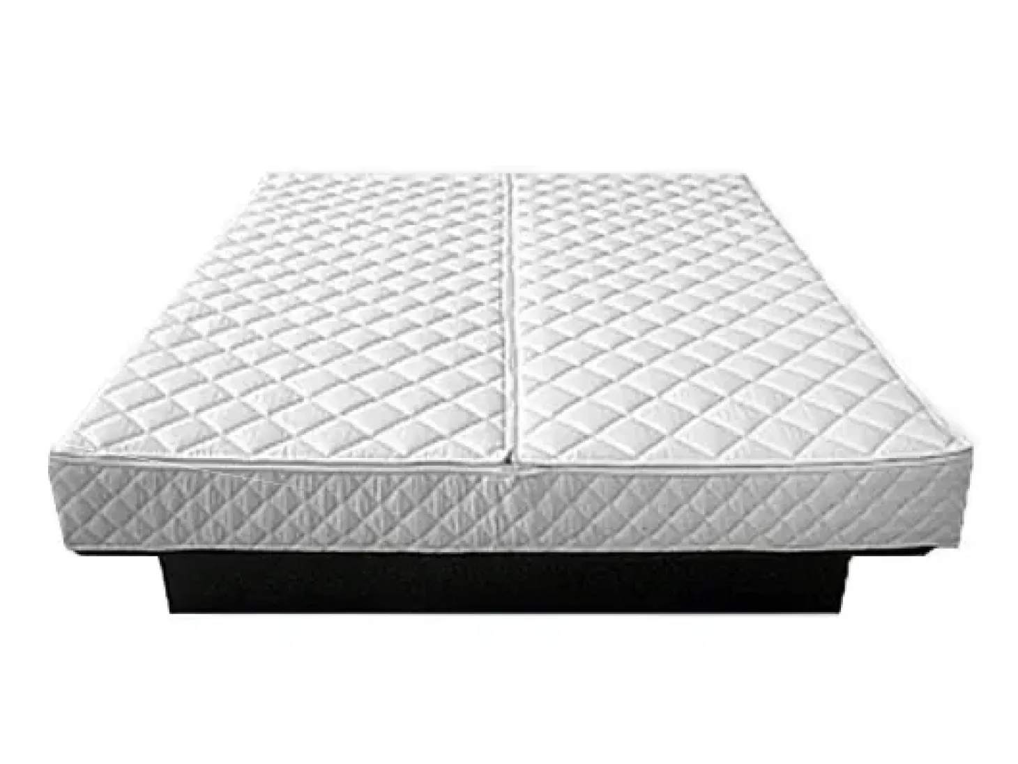 Clearance Ekoskóra ZEN 160 x 200 cm Jesion brązowy Łóżka Wodne|Łóżka Podwójne
