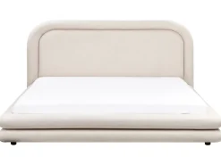 Discount Len syntetyczny LAVARDENS 180 x 200 cm Jasnobeżowy Łóżka Wodne|Łóżka Podwójne