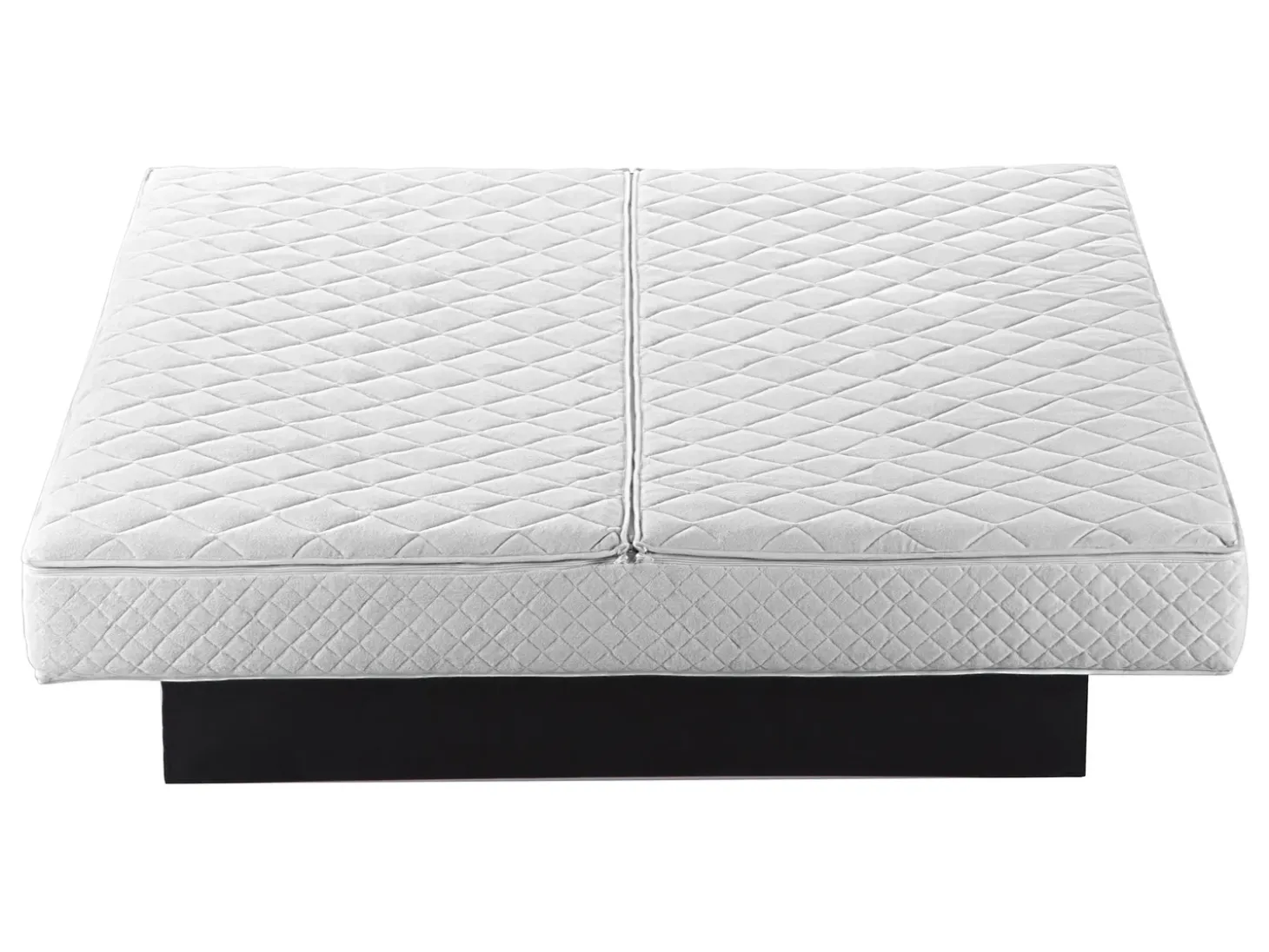 Sale Len syntetyczny LESTRE 180 x 200 cm Złamana biel Łóżka Wodne|Łóżka Podwójne