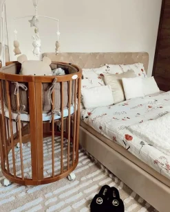 Outlet Welur AVALLON 180 x 200 cm Beżowy Łóżka Wodne|Łóżka Podwójne