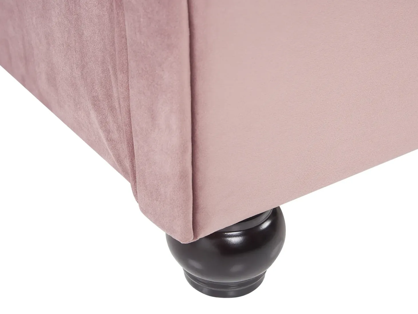 Clearance Welur AVALLON 180 x 200 cm Różowy Łóżka Wodne|Łóżka Podwójne