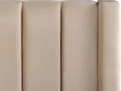 Outlet NOYERS Welur 180 x 200 cm Łóżka Z Pojemnikiem|Łóżka Wodne