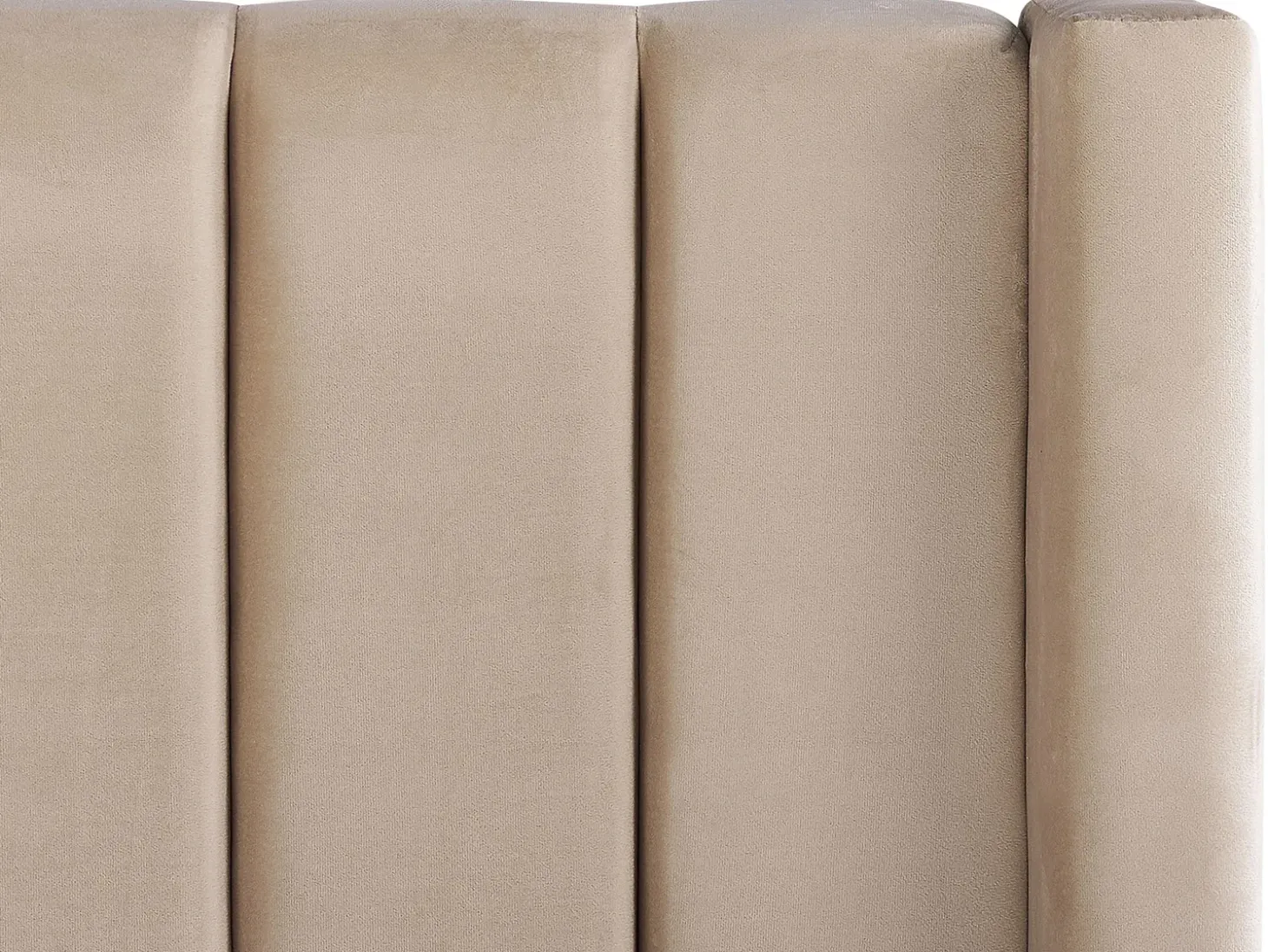 Outlet NOYERS Welur 180 x 200 cm Łóżka Z Pojemnikiem|Łóżka Wodne
