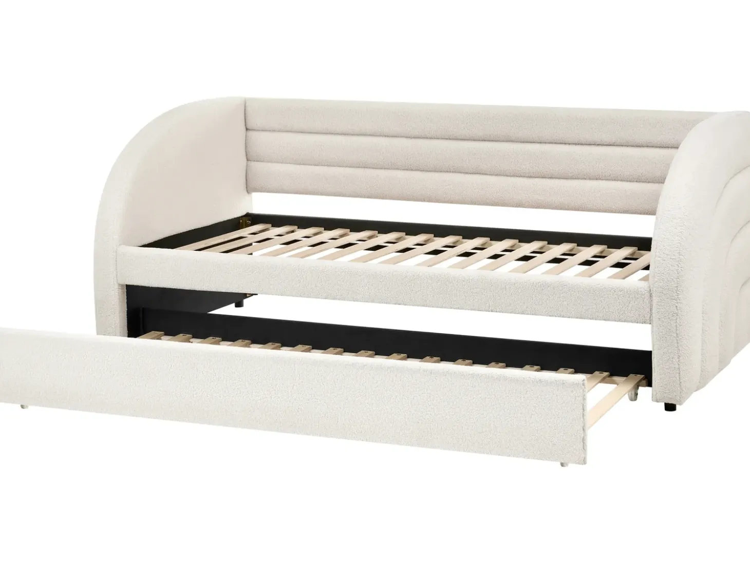 Best Łóżko wysuwane Boucle ALBIAC 90 x 200 cm Dzieci Łóżka Wysuwane I Dzienne|Wszystkie Meble I Akcesoria Dziecięce