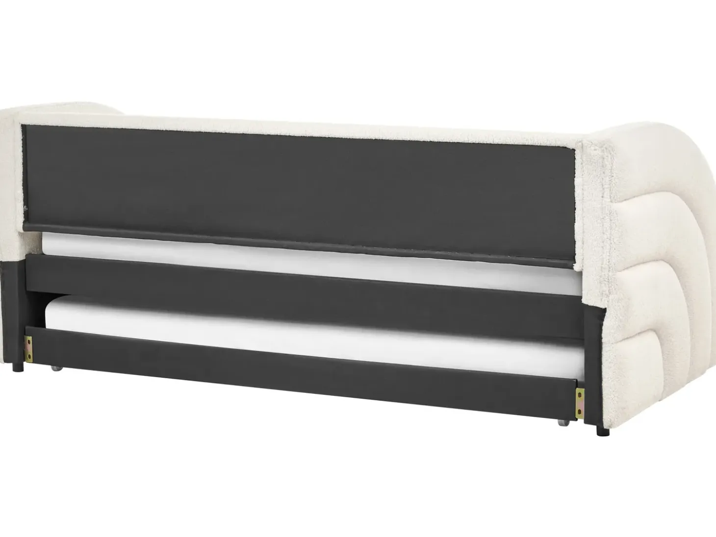Best Łóżko wysuwane Boucle ALBIAC 90 x 200 cm Dzieci Łóżka Wysuwane I Dzienne|Wszystkie Meble I Akcesoria Dziecięce