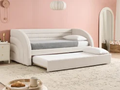 Best Łóżko wysuwane Boucle ALBIAC 90 x 200 cm Dzieci Łóżka Wysuwane I Dzienne|Wszystkie Meble I Akcesoria Dziecięce
