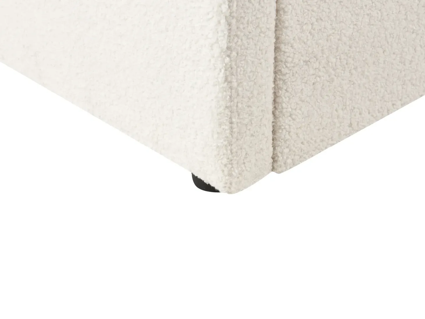 Discount Łóżko wysuwane Boucle EYBURIE 90 x 200 cm Jasno Łóżka Wysuwane I Dzienne|Wszystkie Łóżka