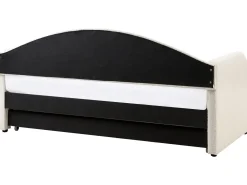 Discount Łóżko wysuwane Boucle EYBURIE 90 x 200 cm Jasno Łóżka Wysuwane I Dzienne|Wszystkie Łóżka