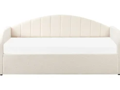 Discount Łóżko wysuwane Boucle EYBURIE 90 x 200 cm Jasno Łóżka Wysuwane I Dzienne|Wszystkie Łóżka