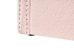 Online Łóżko wysuwane Boucle GASSIN 90 x 200 cm Pastelowy róż Dzieci Łóżka Wysuwane I Dzienne|Wszystkie Meble I Akcesoria Dziecięce