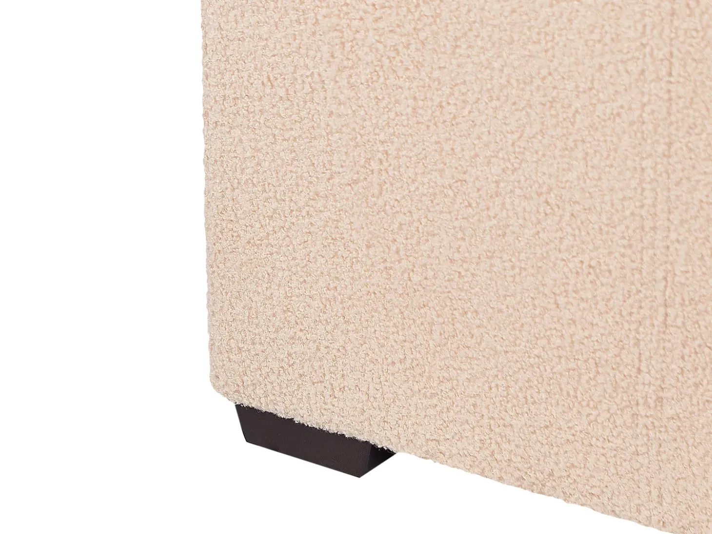 Online Łóżko wysuwane Boucle MARMANDE 80 x 200 cm Brzoskwiniowy Łóżka Wysuwane I Dzienne|Wszystkie Łóżka