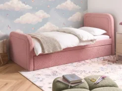 Discount Łóżko wysuwane Boucle RAYSSAC 90 x 200 cm Dzieci Łóżka Wysuwane I Dzienne|Wszystkie Meble I Akcesoria Dziecięce