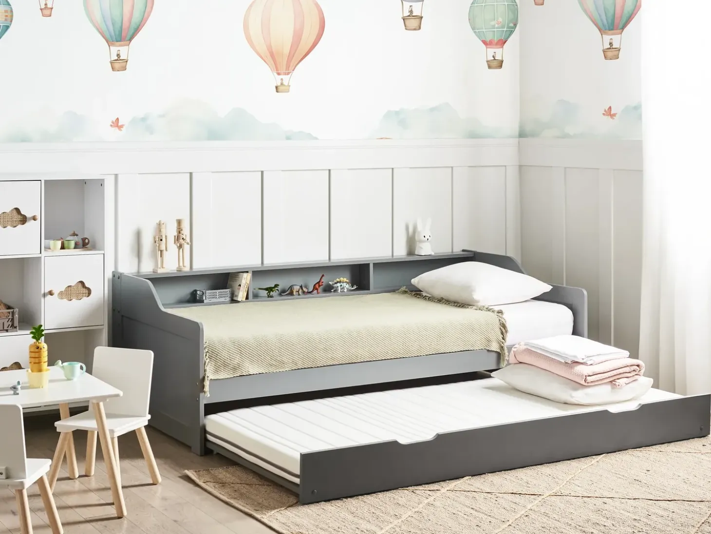 Clearance Łóżko wysuwane Drewno sosnowe EDERN 90 x 200 cm Łóżka Wysuwane I Dzienne|Wszystkie Łóżka