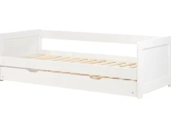 Best Łóżko wysuwane Drewno sosnowe GRAVELINES 90 x 200 cm Dzieci Łóżka Wysuwane I Dzienne|Łóżka Drewniane