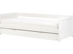 Best Łóżko wysuwane Drewno sosnowe GRAVELINES 90 x 200 cm Dzieci Łóżka Wysuwane I Dzienne|Łóżka Drewniane