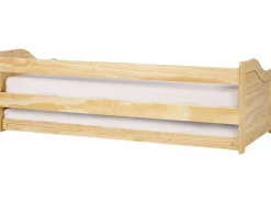 Online Łóżko wysuwane Drewno sosnowe LUNERAY 90 x 200 cm Jasno Dzieci Łóżka Wysuwane I Dzienne|Łóżka Drewniane