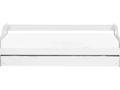 Clearance Łóżko wysuwane Drewno sosnowe LUNERAY 90 x 200 cm Dzieci Łóżka Wysuwane I Dzienne|Łóżka Drewniane