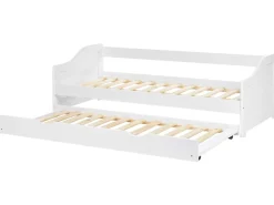 Clearance Łóżko wysuwane Drewno sosnowe LUNERAY 90 x 200 cm Dzieci Łóżka Wysuwane I Dzienne|Łóżka Drewniane