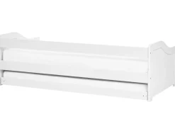 Clearance Łóżko wysuwane Drewno sosnowe LUNERAY 90 x 200 cm Dzieci Łóżka Wysuwane I Dzienne|Łóżka Drewniane