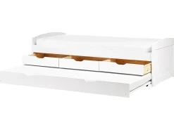 New Łóżko wysuwane Drewno sosnowe PETIVILLE 90 x 200 cm Dzieci Łóżka Wysuwane I Dzienne|Łóżka Drewniane