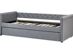 Best Łóżko wysuwane LIBOURNE 90 x 200 cm Ciemno Łóżka Wysuwane I Dzienne|Wszystkie Łóżka