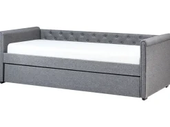 Best Łóżko wysuwane LIBOURNE 90 x 200 cm Ciemno Łóżka Wysuwane I Dzienne|Wszystkie Łóżka