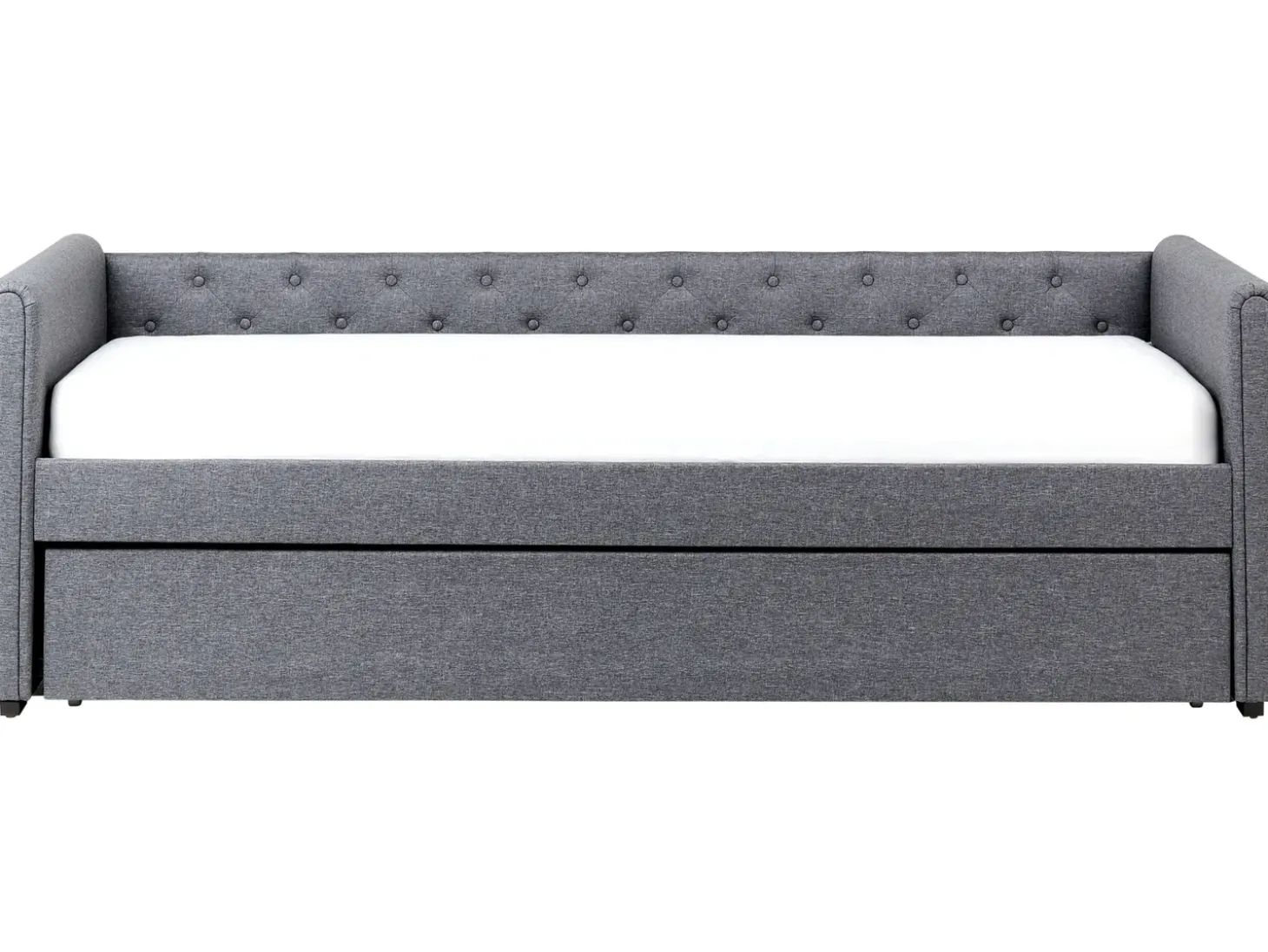Best Łóżko wysuwane LIBOURNE 90 x 200 cm Ciemno Łóżka Wysuwane I Dzienne|Wszystkie Łóżka