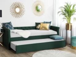 Discount Łóżko wysuwane LIBOURNE 80 x 200 cm Ciemno Dzieci Łóżka Wysuwane I Dzienne|Wszystkie Łóżka