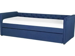 Discount Łóżko wysuwane LIBOURNE 80 x 200 cm Granatowy Łóżka Wysuwane I Dzienne|Wszystkie Łóżka